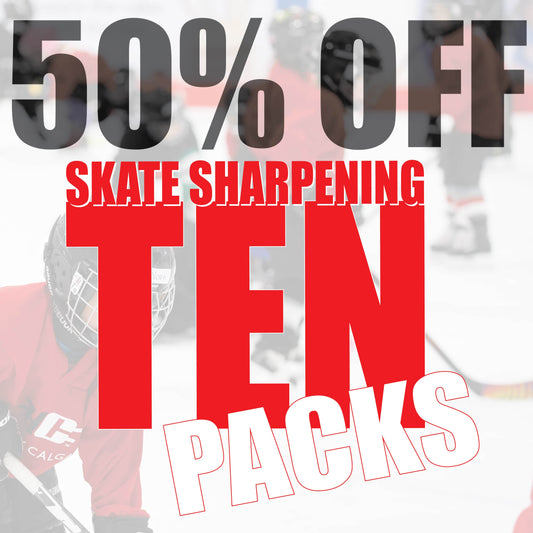 Skate Sharpening 10 pack - September Special